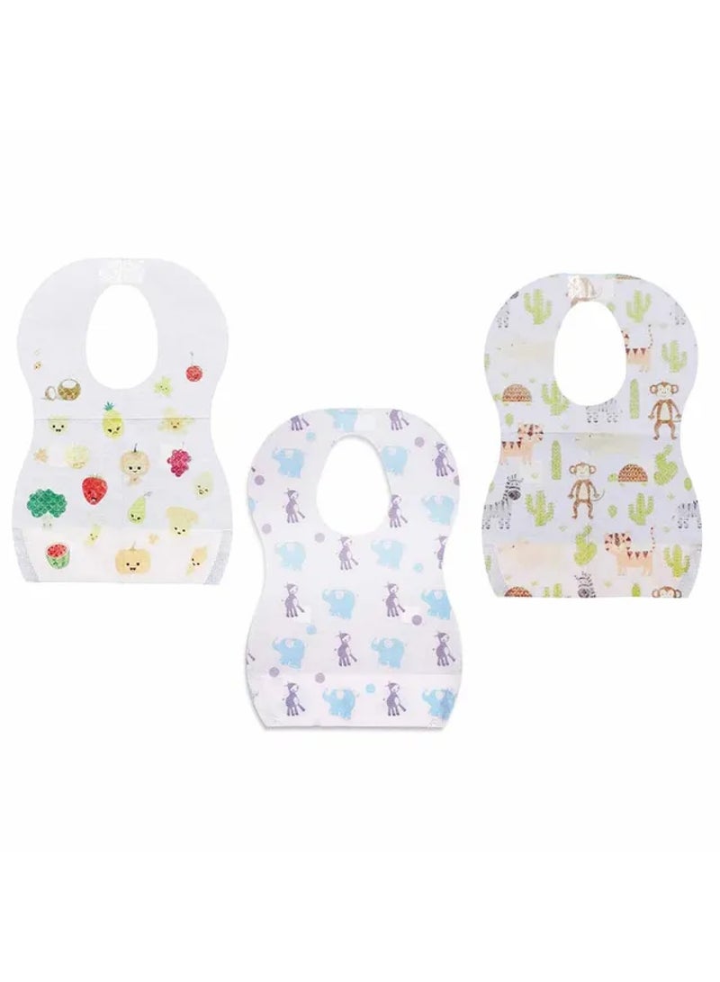 STAR BABiES Disposable Bibs Pack Of 25 Assorted - Image 2