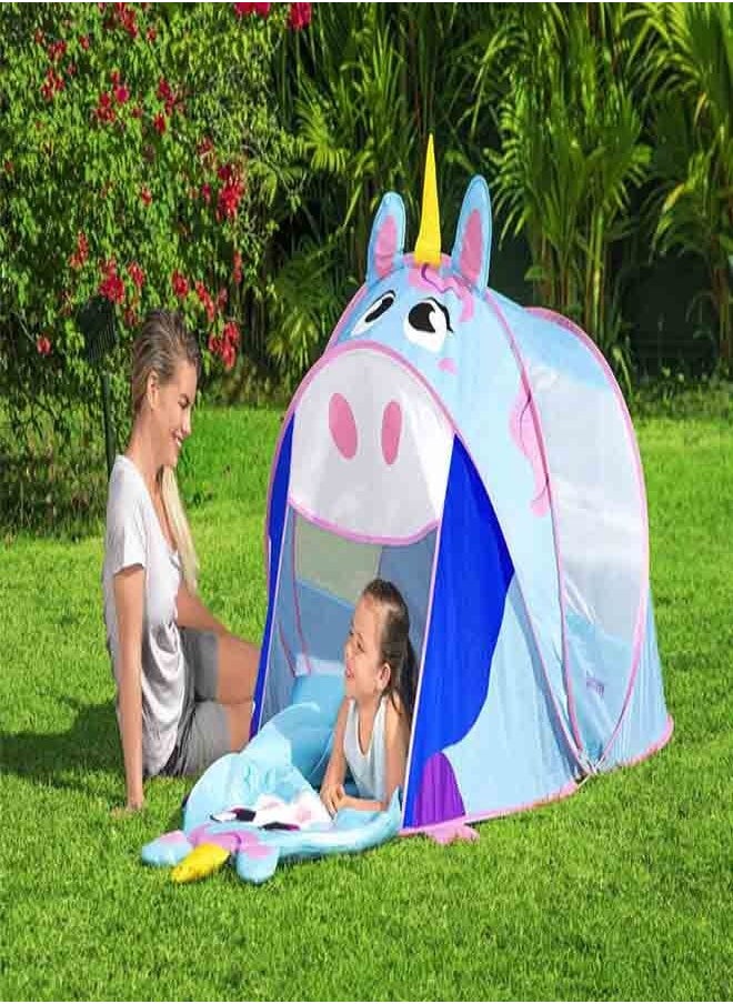 Bestway - Adventure Chasers Unicorn Play Tent 182cm x 96cm x 81cm  26-68110 - Image 1