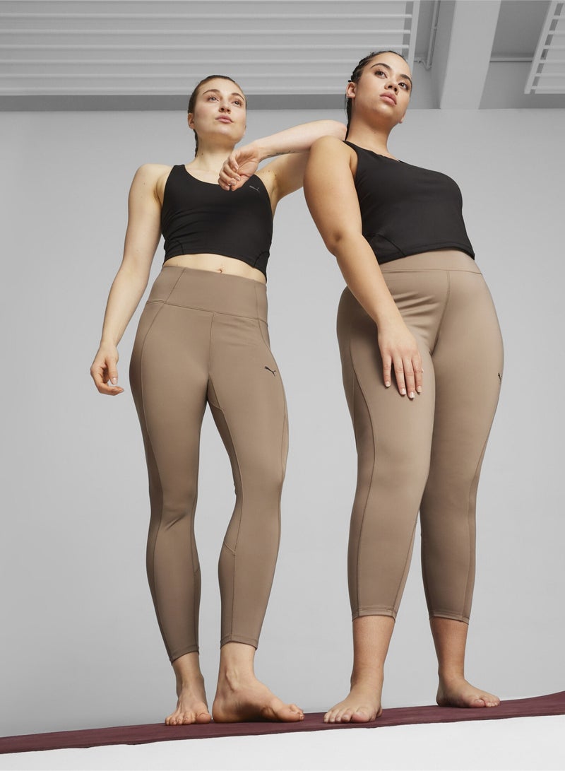 PUMA STUDIO ULTRABARE Womens Brown Tights - Image 1