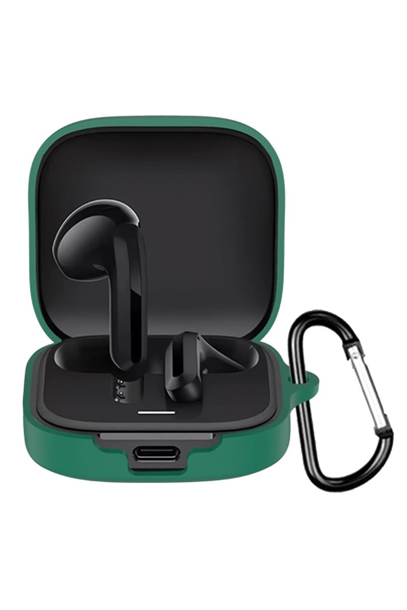 k Silicone Cover Case Compatible with Redmi Buds 6 Active Portable Protective Case Cover With Keychain For Redmi Buds 6 Active - Image 1