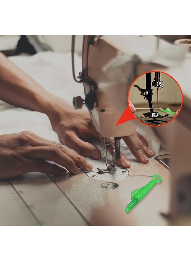 Automatic Sewing Needle Threader, Fish Type Quick Needle Threaders for Hand Sewing, Sewing Machine Needle Threader Tools, Sewing Supplies - Designed for Sewing Lovers Alike (green-10pcs) - Image 5