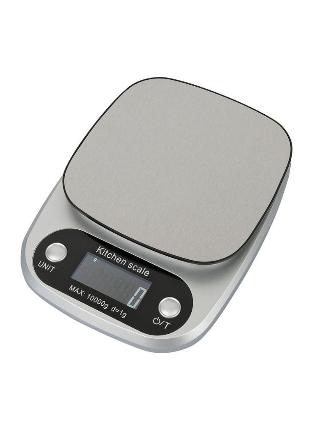 HOMESTAR 10kg/1g Stainless Steel Digital Scale - High Precision Kitchen Scale for Baking & Cooking, Food Safe Electronic Weight Scale with LCD Display - Image 1