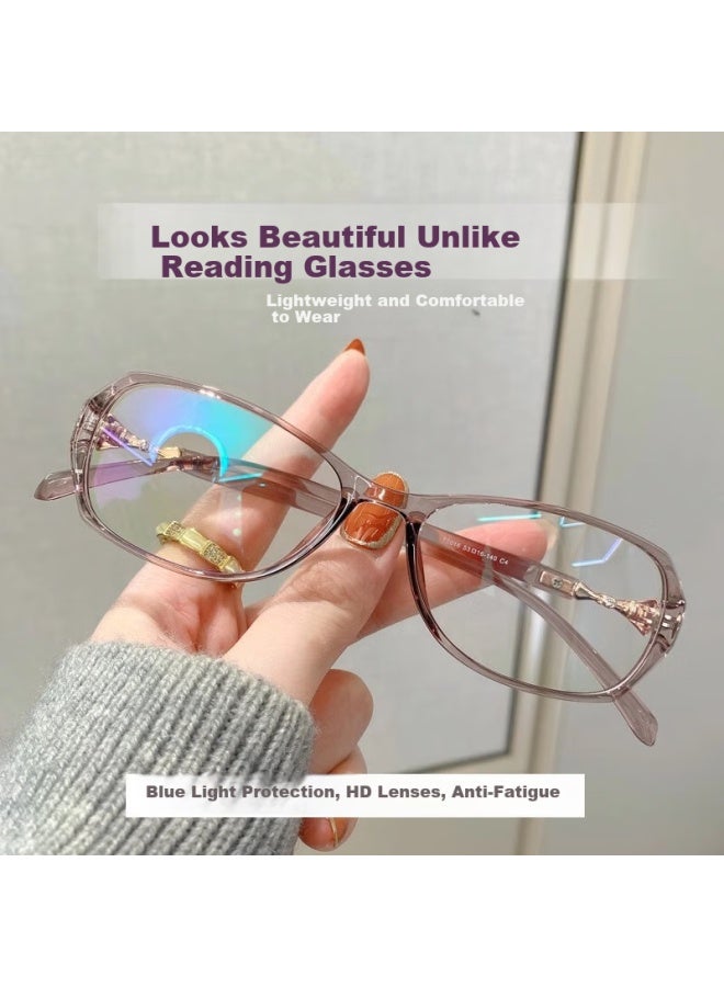 Gogosoon Ultra-light Hd Anti-blue Light Fashion Reading Gl For Women, Anti-blue Light, Fashionable, Youthful, Middle-aged And Elderly Eye Protection, Comfortable Reading Gl - Image 3