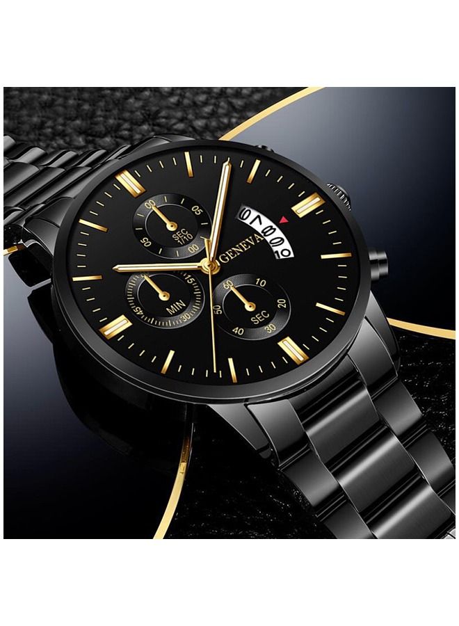 Geneva ساعة كوارتز تناظرية أنيقة للرجال - Image 2