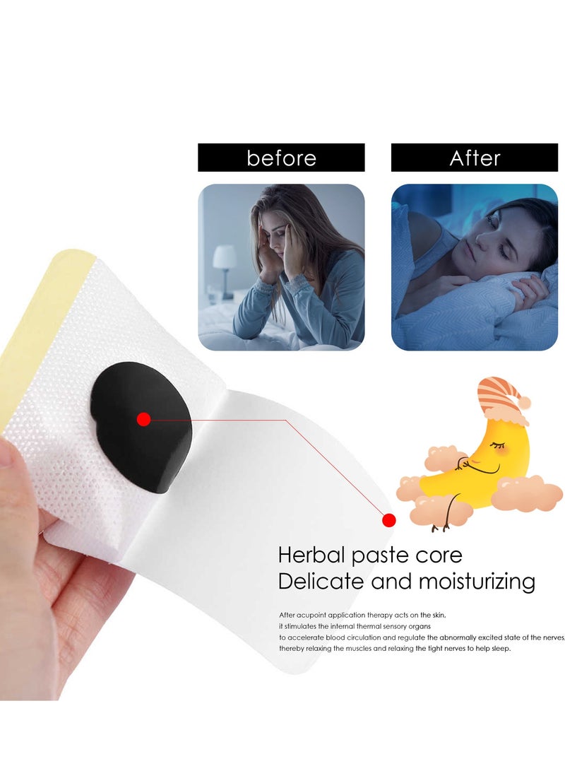 Sleep Patches, 12 PCS Natural Sleep Aid for Adults & Kids, Sleep Promoting Stickers to Improve Sleep Quality
