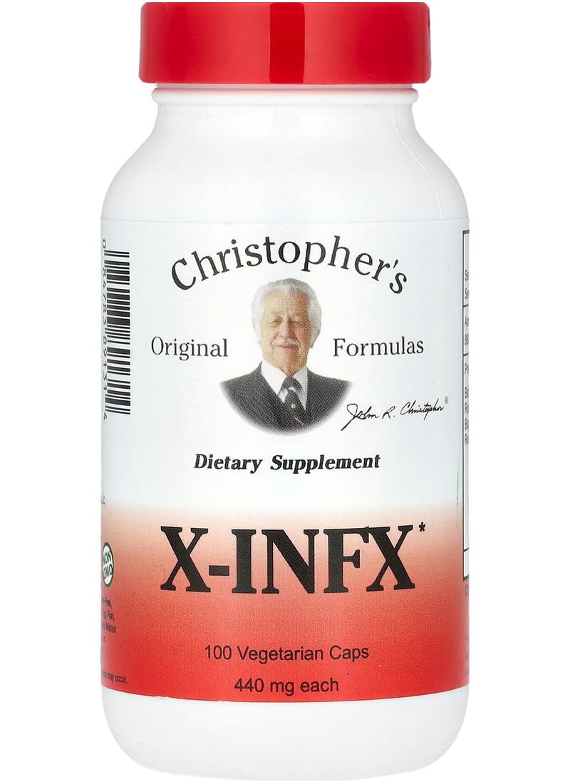 Christopher's Original Formulas - X-INFX, 440 mg, 100 Vegetarian Caps (880 mg per Capsule) - Image 1