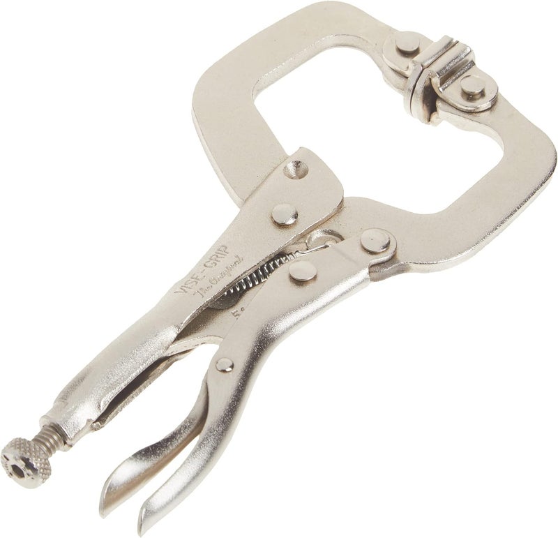 IRWIN VISE-GRIP C Clamp, Locking with Swivel Pads, 4-inch (165) (Pack of 2) - Image 3
