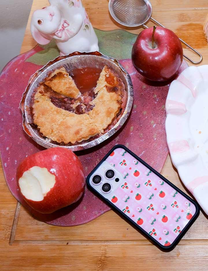 Wildflower Cases - Apple A Day, Compatible with Apple iPhone 16 Pro Max | Red Fruit Green Popular Aesthetic Cute Trendy - Protective Black Bumper, 4ft Drop Test Certified, Women Owned Small Business - Image 5