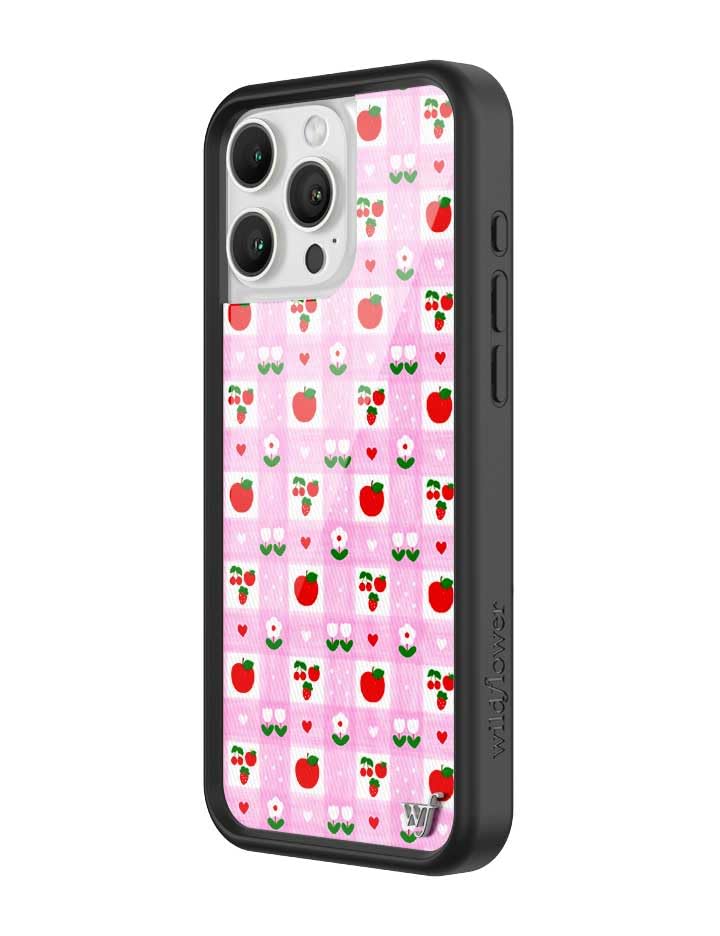 Wildflower Cases - Apple A Day, Compatible with Apple iPhone 16 Pro Max | Red Fruit Green Popular Aesthetic Cute Trendy - Protective Black Bumper, 4ft Drop Test Certified, Women Owned Small Business - Image 2