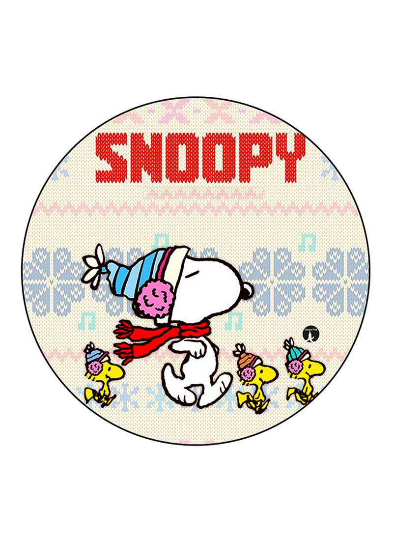 Snoopy Printed Mouse Pad  Multicolour