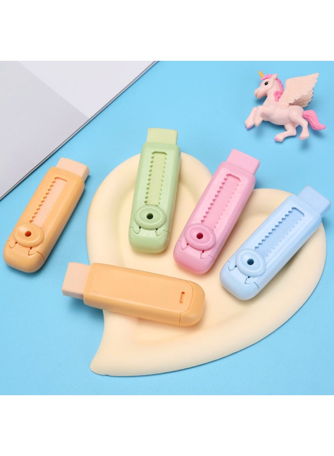 HELPS Cartoon Push-pull Eraser Student Color Clean Less Crumbs Replaceable Core Rubber Suit Children's Stationery - Image 2