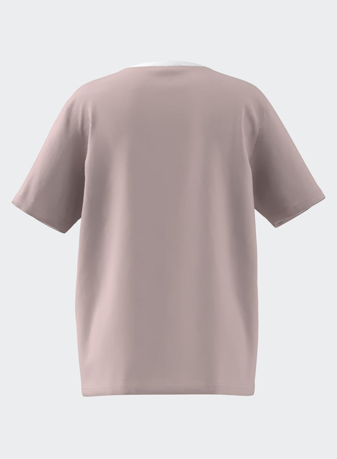 Adidas Essentials 3-Stripes Cotton Loose Fit Boyfriend T-Shirt - Image 5