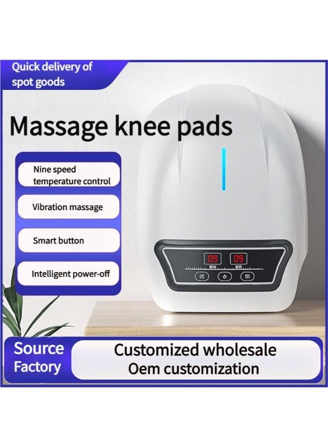 جهاز تدليك الركبة مع الحرارة لتخفيف الآلام بالأشعة تحت الحمراء، بالاهتزاز الكهربائي اللاسلكي لتقليل الألم - Image 2