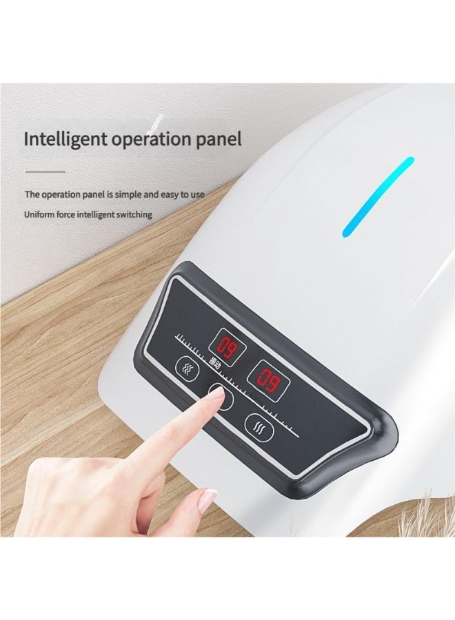 جهاز تدليك الركبة مع الحرارة لتخفيف الآلام بالأشعة تحت الحمراء، بالاهتزاز الكهربائي اللاسلكي لتقليل الألم - Image 3