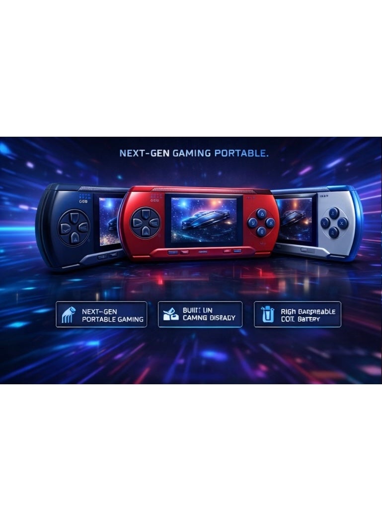 PVP Station Light 3000 Portable Gaming Console | 3.0” LCD Screen | Built-in Games | Rechargeable Battery | TV Output | Handheld Retro Game Player - Image 4