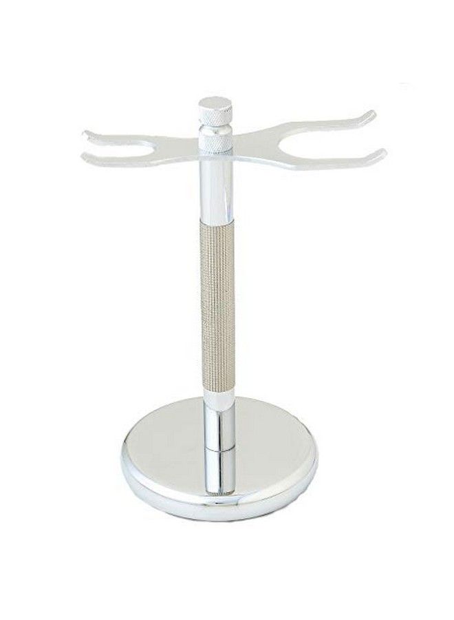 PEARL Combo Of Shaving Razor And Brush Holder Stand (Silver) - Image 1