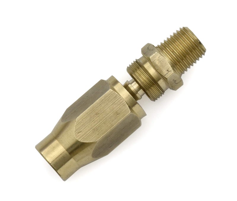 BLUBIRD Fast Fix 14 Air Hose Assembly Repair Fitting w 14 MNPT Fixed FFFX14