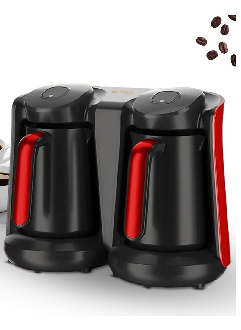 Hanso Turkish Coffee Maker, Premium Electric: 800 Watts Anti-overflow Sensor 1 - 12 Cups Safety System 1 Year Warranty  - Image 1