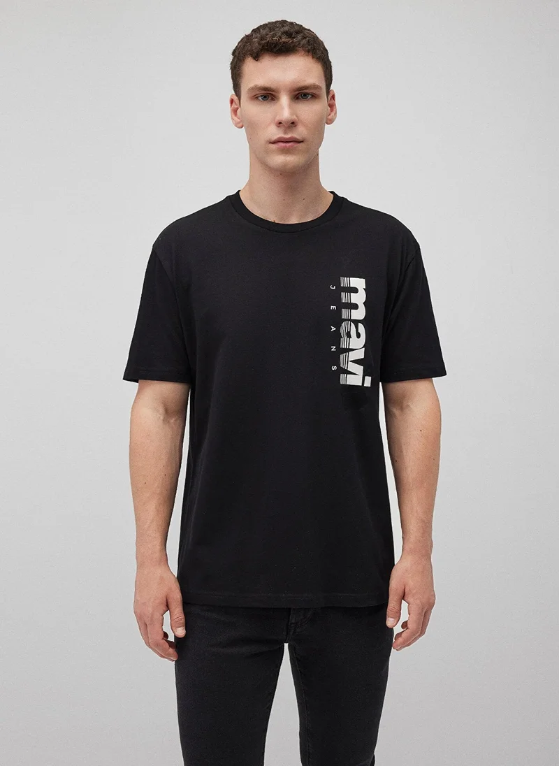 MAVI Mavi Jeans Printed Black T-Shirt