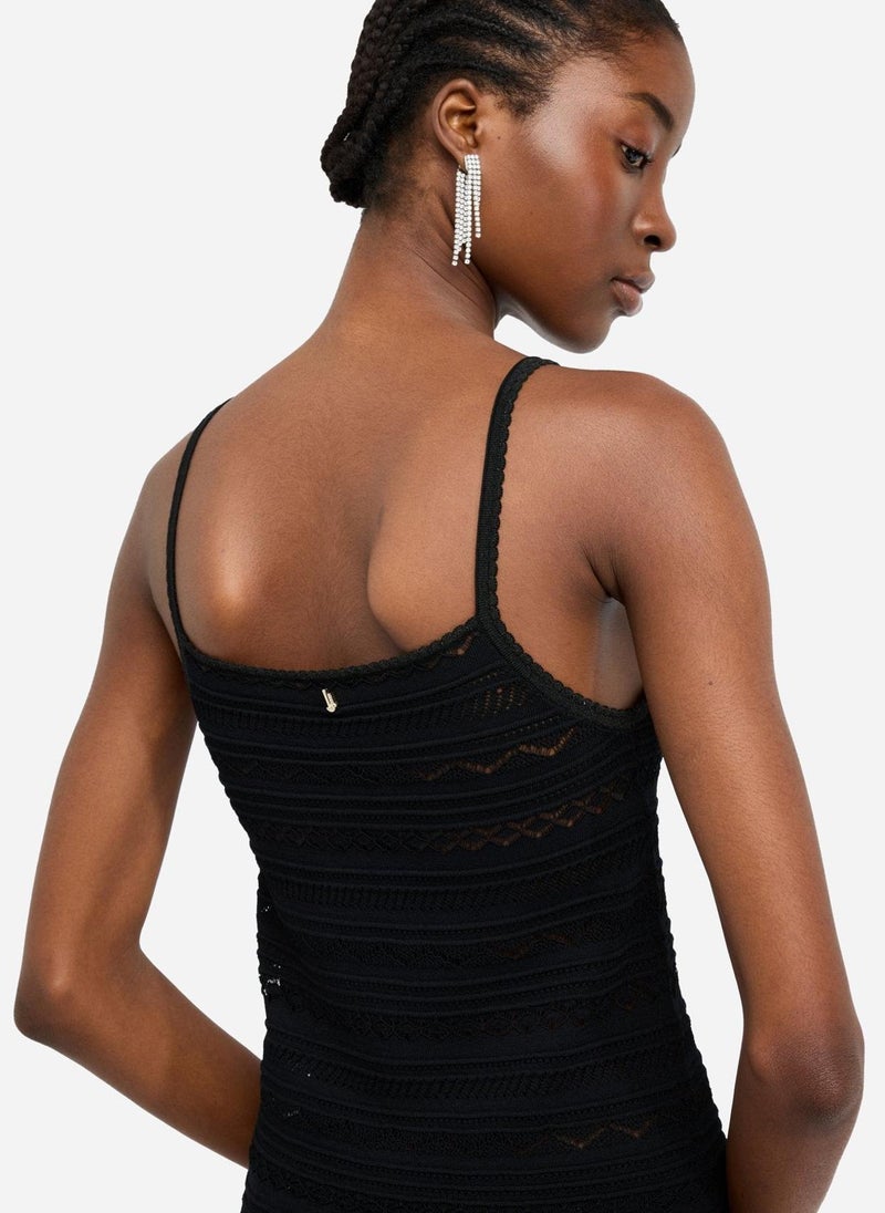 Liu Jo Openwork knit top - Image 4
