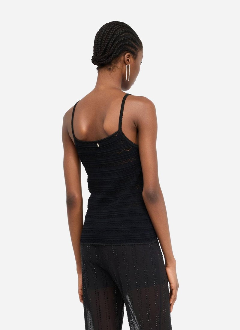 Liu Jo Openwork knit top - Image 2