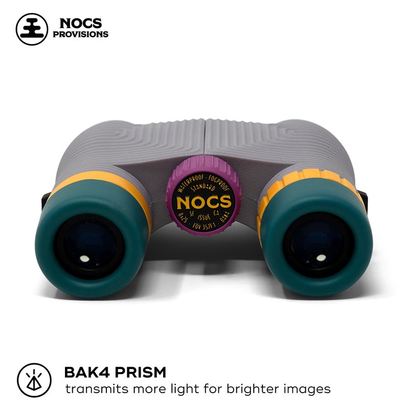 Nocs Provisions Standard Issue 8x25 Waterproof Binoculars, 8X Magnification, Bak4 Prism, Wide View Multi-Coated Lenses for Bird Watching, Hiking & Backpacking - Alpaca Purple - Image 3