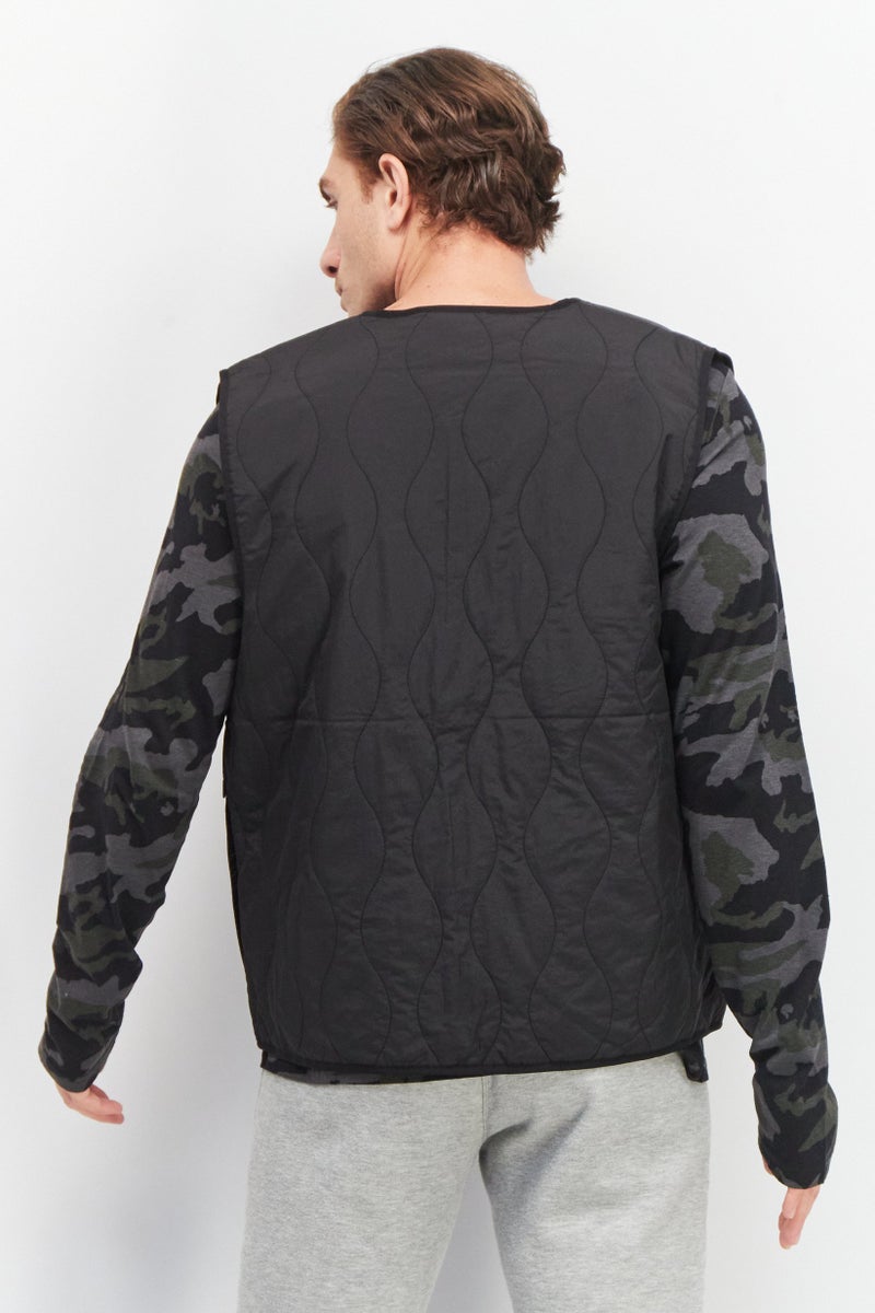 PUMA Men Sportswear Fit Sleeveless Outdoor Padded Vests, Black - Image 3