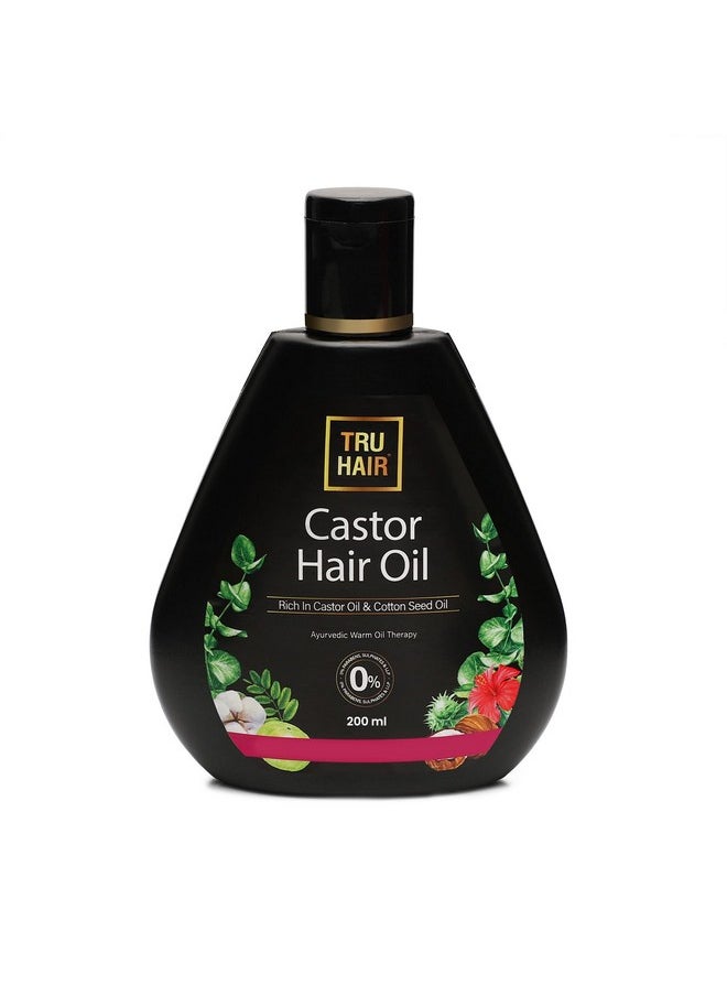 TRU HAIR - Castor Hair Oil Refill Pack200Ml - Image 1
