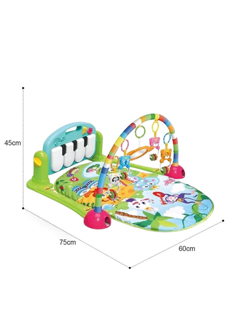 HUANGER Huanger Baby Play Mat for Gym Play Mat Music Activity Center Piano Play Mat Music Activity Center Mat Padded for Infants Newborns Kids  - Image 3