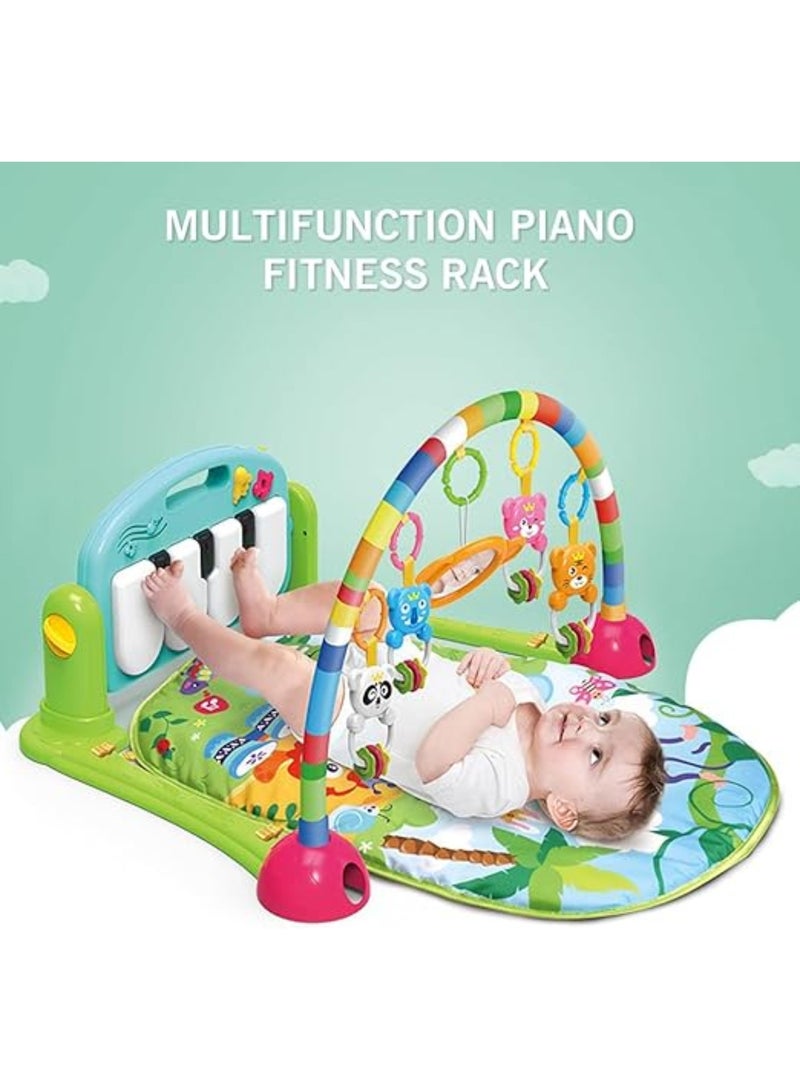 HUANGER Huanger Baby Play Mat for Gym Play Mat Music Activity Center Piano Play Mat Music Activity Center Mat Padded for Infants Newborns Kids  - Image 2