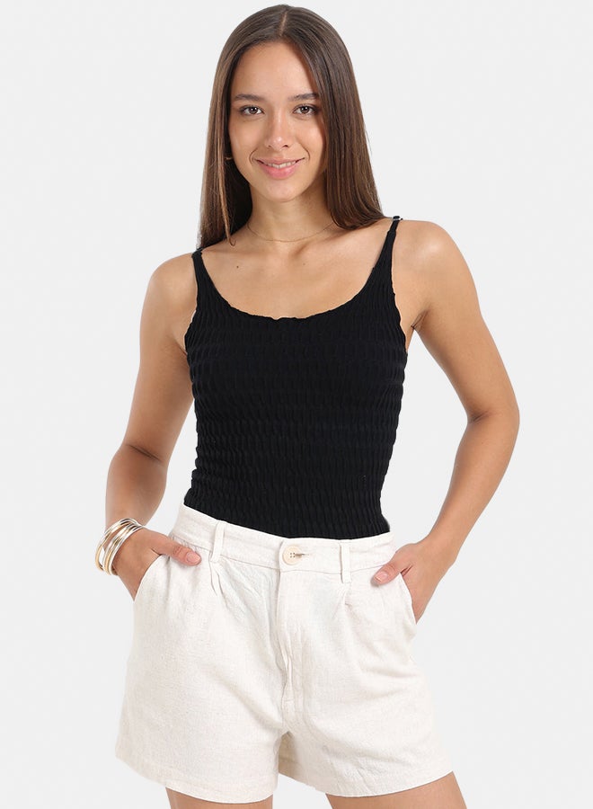 Carina Seamless Microfiber Crinkled Top  - Image 1