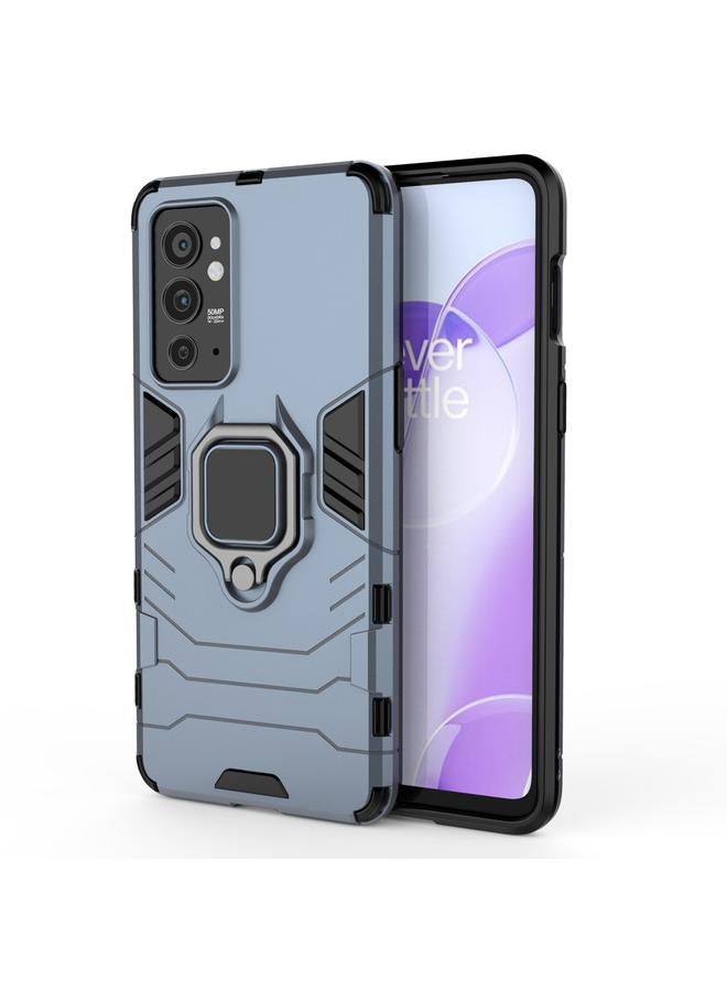اس-توب جراب لهاتف OnePlus 9RT 5G PC + جراب هاتف واقٍ مقاوم للصدمات من مادة TPU مع حامل حلقي مغناطيسي - Image 2