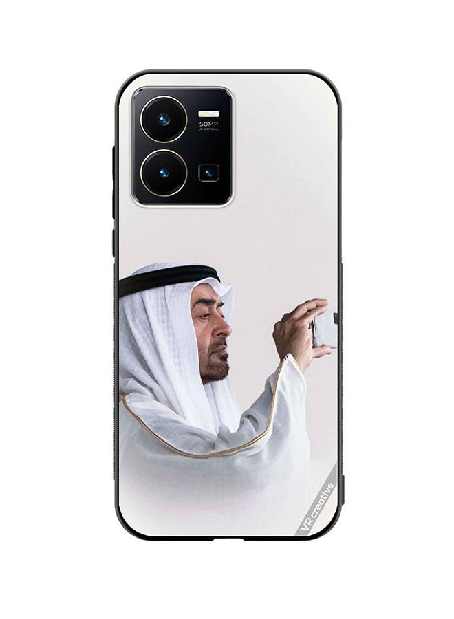 Protective Case Cover For Vivo Y35 Sheikh Mohamed Bin Zayed Al Nahyan Design Multicolour