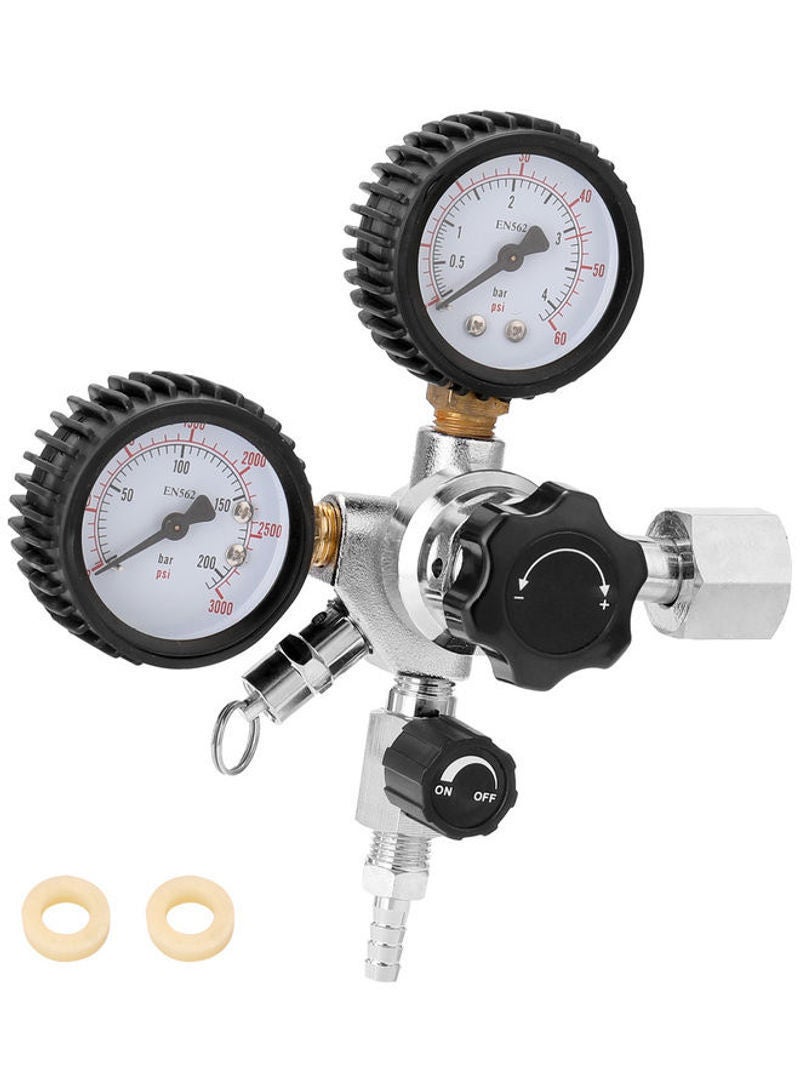 NIBEMINENT CO2 Keg Regulator Safety Pressure Relief Tank Valve Multicolor 18cm - Image 1