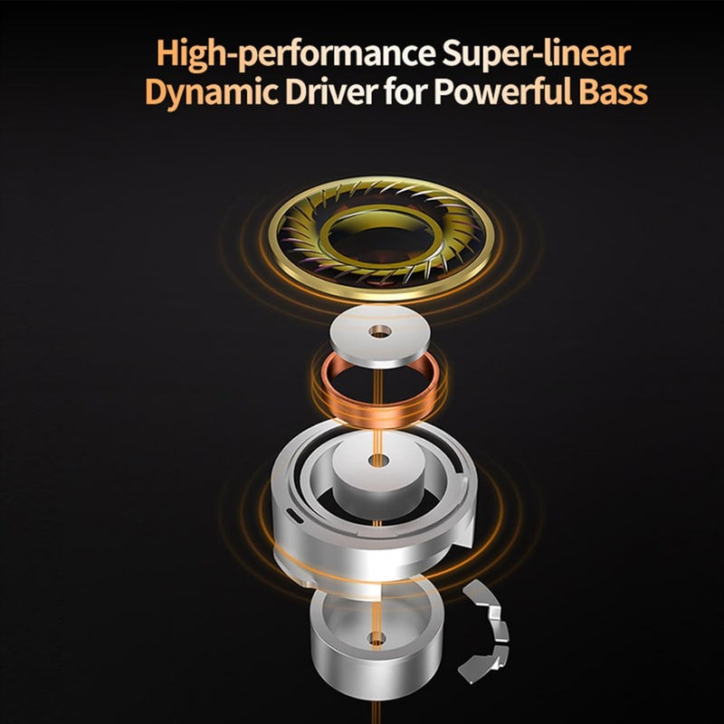 Kinboofi Fine detail KZ in Ear Monitor Headphone,KZ ZS12 PRO X IEMS for Gaming,IEM Earphones,1DD+5BA Hybrid Wired Earbuds, Gaming Earphones,Best in Ear Headphones with 2PIN Cable for Audiophile(Dark Black, NO Microphone) Consistent steady quality - Image 4