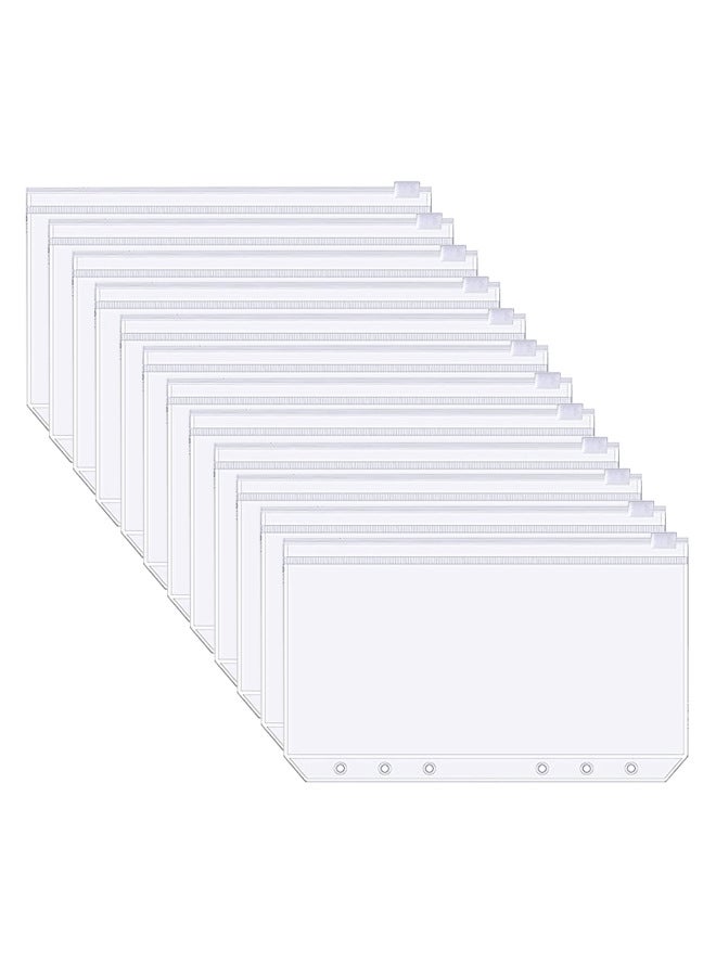 6-hole Loose-leaf Notebook Pvc Zipper Bag Bill Bag A5a6 Notebook Storage Bag 15 Pieces 60 Pieces