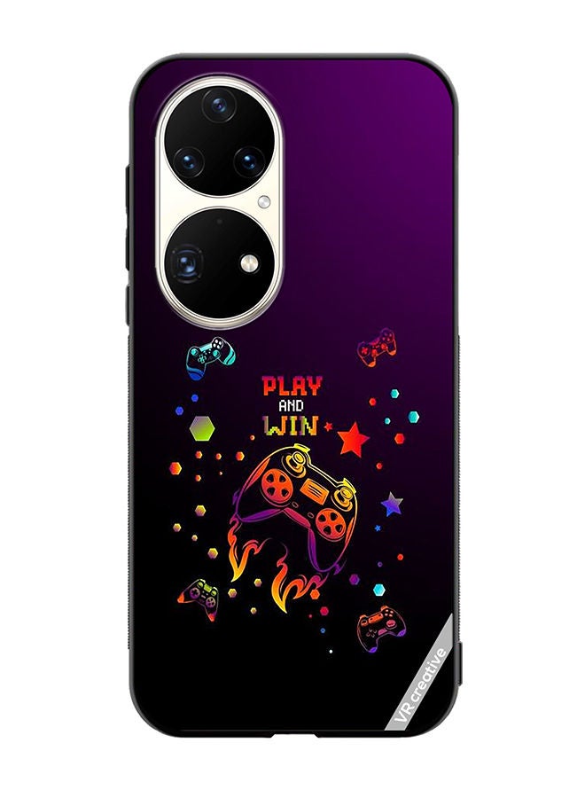 VR CREATIVE Protective Case Cover For Huawei P50 Pro Play And Win Design Multicolour - Image 1