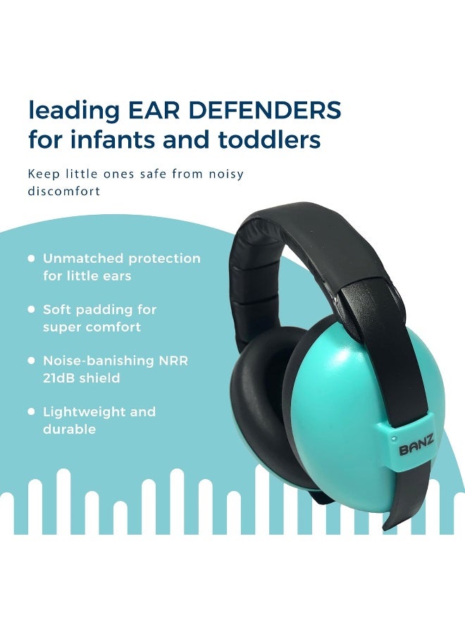 Banz Banz Bubzee Baby Ear Defenders 0-36 Months, Noise Cancelling Headphones for Kids - Image 3