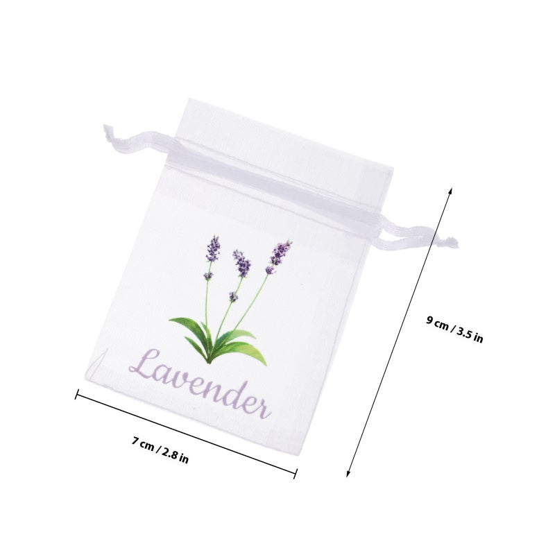 Mesh Lavender Sachet Bags, Versatile Storage Solutions with Secure Drawstring Closure - Image 2