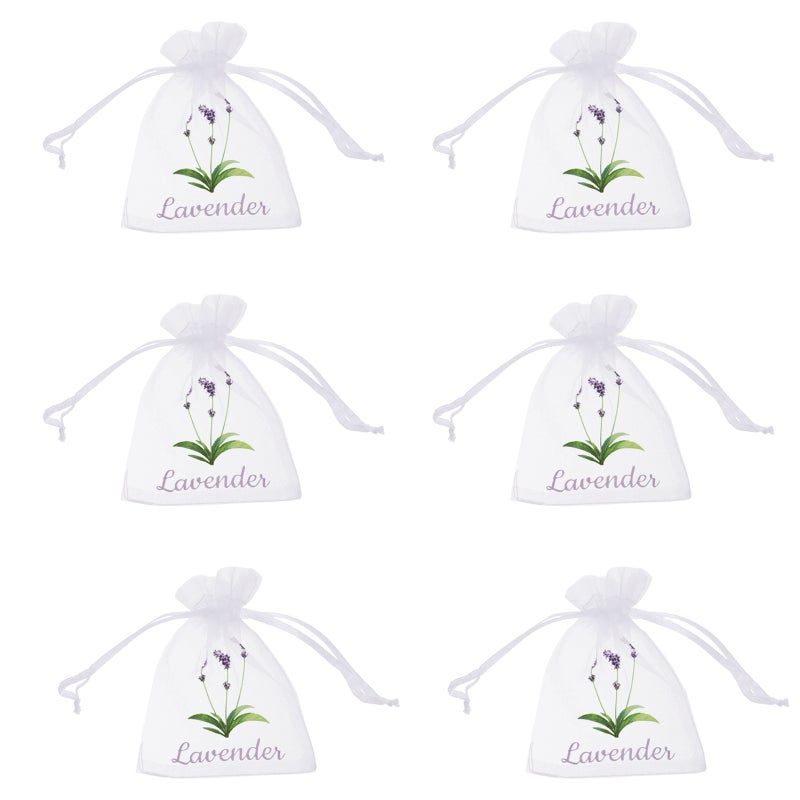 Mesh Lavender Sachet Bags, Versatile Storage Solutions with Secure Drawstring Closure - Image 3