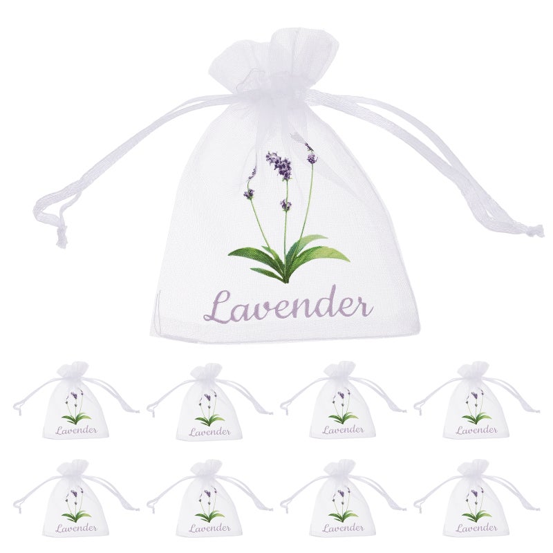 Mesh Lavender Sachet Bags, Versatile Storage Solutions with Secure Drawstring Closure - Image 1