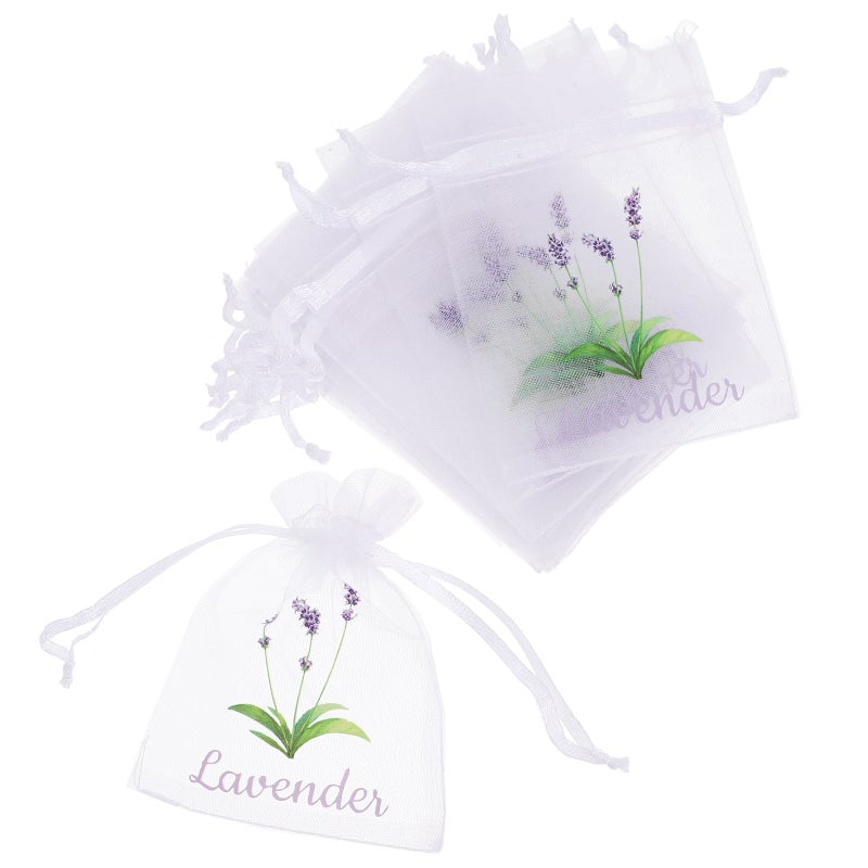 Mesh Lavender Sachet Bags, Versatile Storage Solutions with Secure Drawstring Closure - Image 5