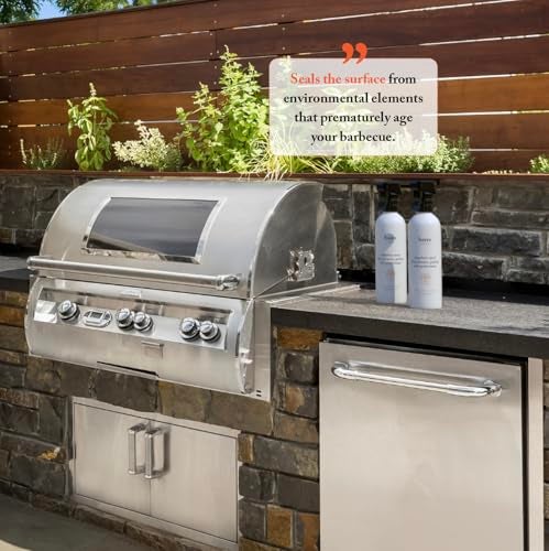 Bayes High-Performance Stainless Steel BBQ Exterior Cleaner and Protectant - Cleans, Shines and Protects Stainless Steel Barbecue Surfaces, Shields from Outdoor Elements - 16 oz - Image 4