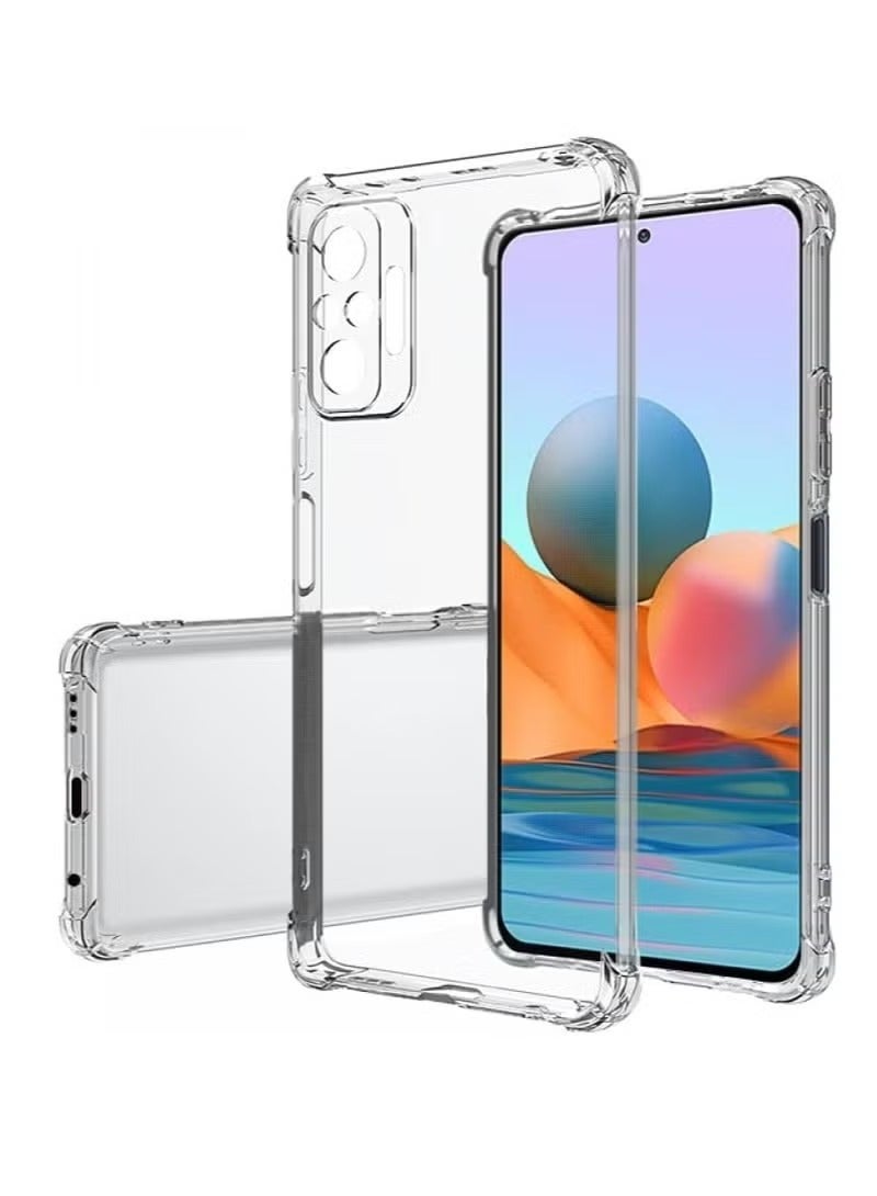 (Redmi Note 10 Pro) Case for Xiaomi Redmi Note 10 Pro/Redmi Note 10 Pro Max, Anti-Scratch Clear TPU Back Cover with Corner Protection Shockproof Case