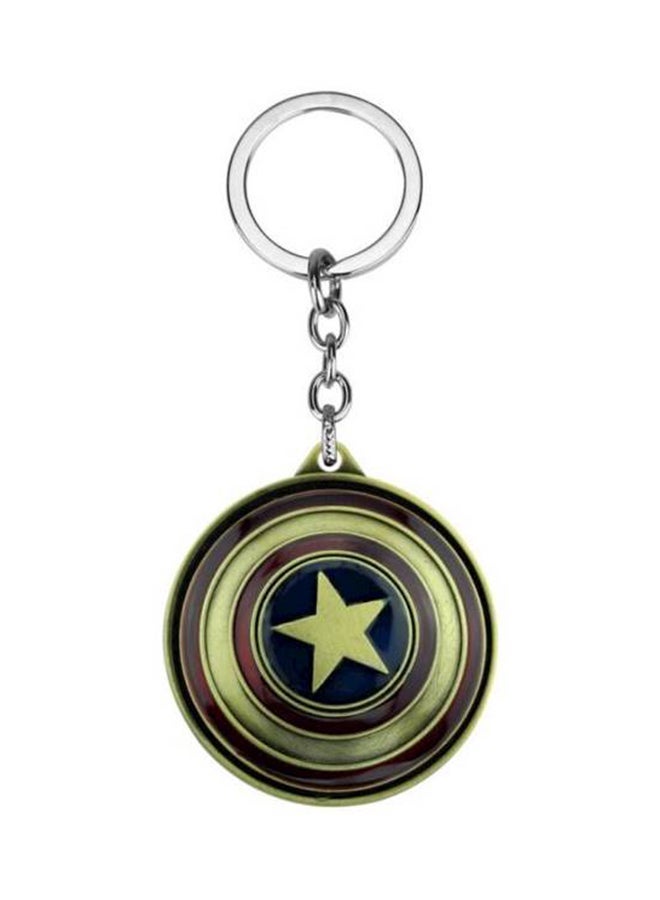 NIBEMINENT The Avengers Marvel Movie Comics Captain America Keyring