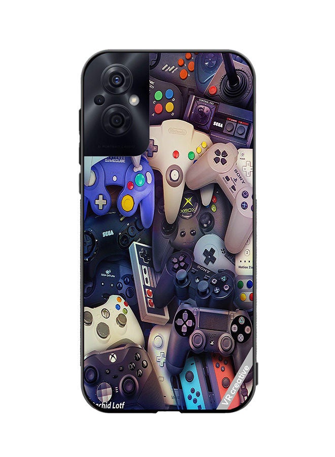 VR CREATIVE Protective Case Cover For Oppo Reno8 Z Remote Controls Design Multicolour - Image 1