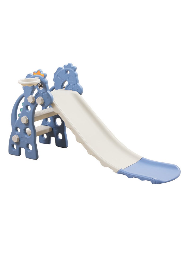 MaBaby - Foldable Children's Slide Baby Multifunctional Climbing Slide Playground Toy Set Indoor And Outdoor Toddler Slide Easy To Install With Basketball Stand - Image 1