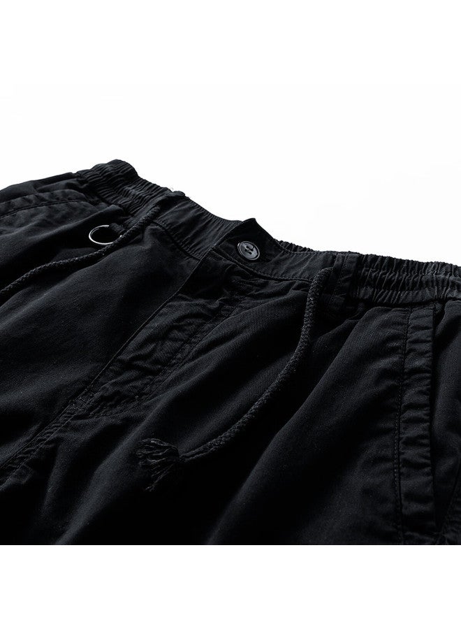 Dme [stylish And Trendy] Summer Streetwear Loose Straight-leg Cargo Shorts With Multiple Pockets And Drawstring For Me - Image 2