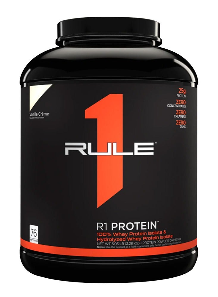 RULE 1 Rule1 R1 Protein, Vanilla Cream, 5 Lb