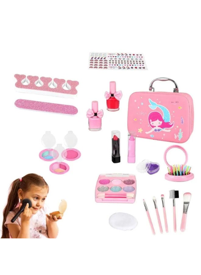 طقم فن طلاء الأظافر للأطفال يتضمن ملصقات وأظافر مضغوطة وطلاء أظافر وغيرها! - Image 2